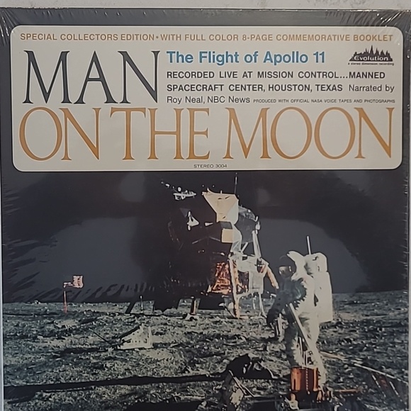 Unopened excellent condition "Man on the Moon" vinal. *collectors edition* - Picture 3 of 3